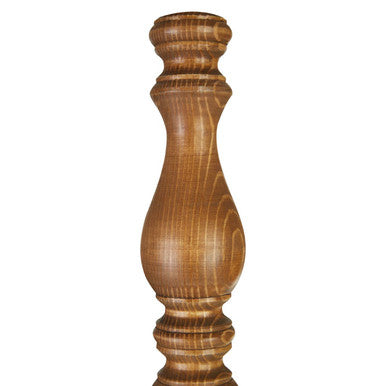 Emely Candle Table Lamp with Wooden Square Base - image 3