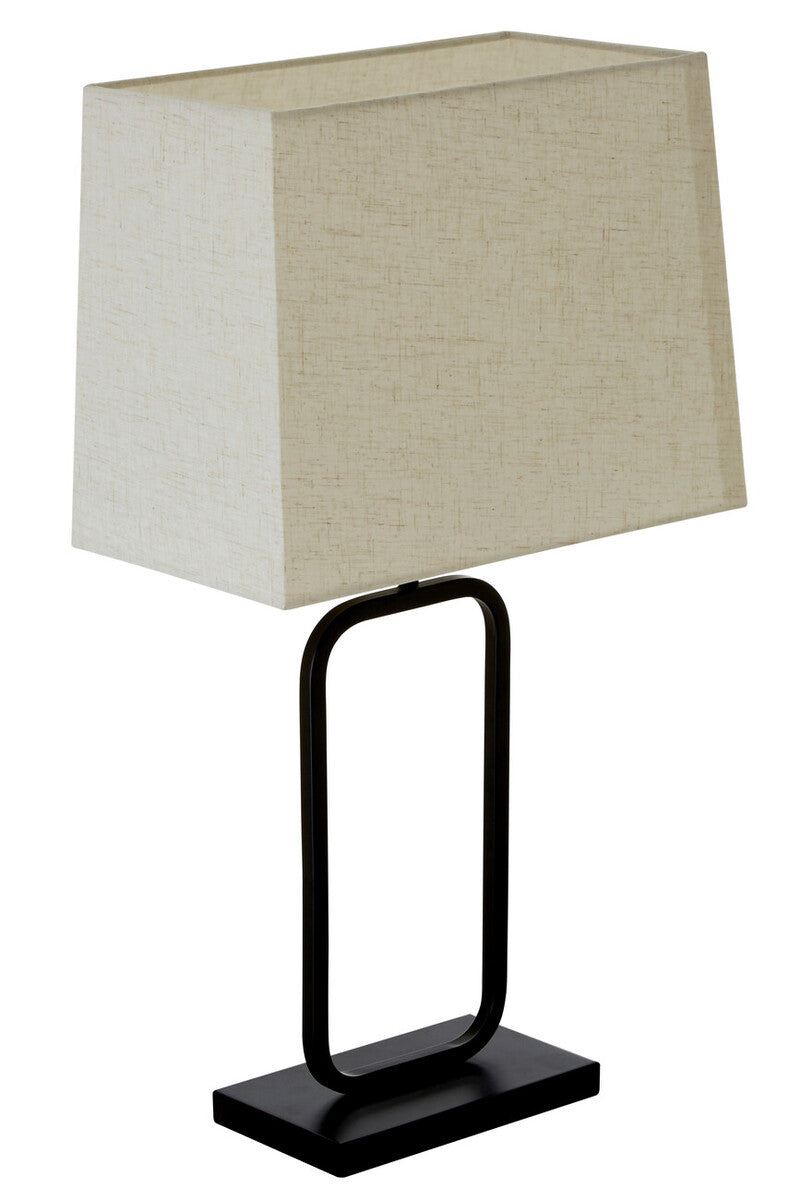 Lucas Natural and Black Table Lamp - image 3