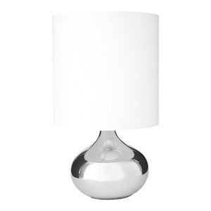 White Fabric Shade Table Lamp | Niko