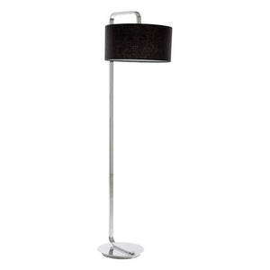 Chrome Base Floor Lamp | Leyna