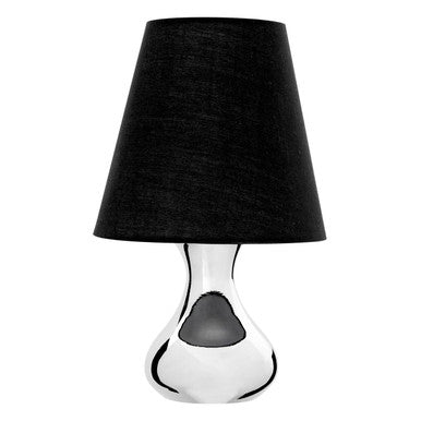 Nell Black Fabric Shade Table Lamp - image 1