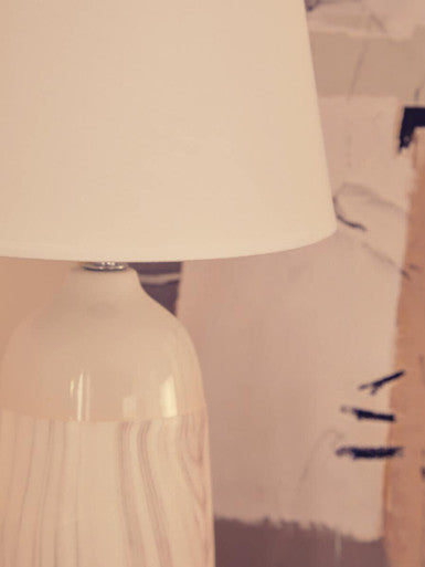 Welma White Ceramic Table Lamp - image 10