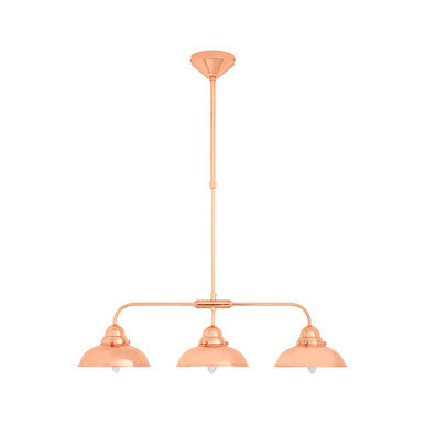 Jasper 3 Pendant Copper Finish Pendant Light