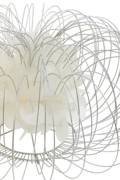 Silver Wire White Table Lamp - image 2