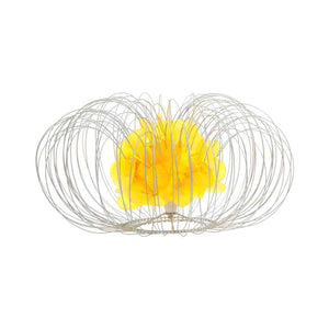 Silver Wire Yellow Table Lamp | Pisani