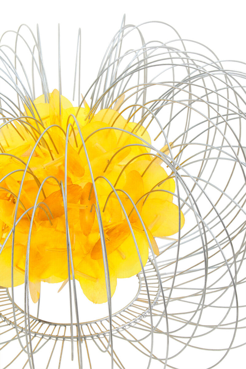Silver Wire Yellow Table Lamp - image 2
