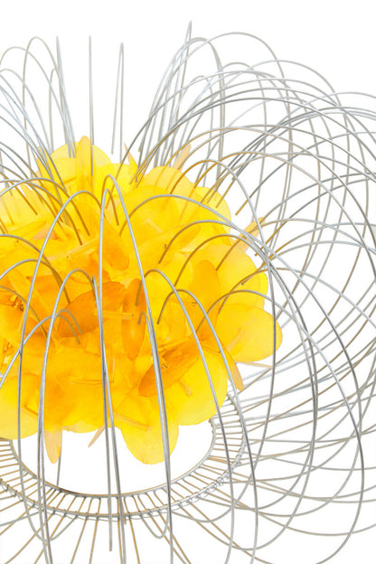 Silver Wire Yellow Table Lamp - image 2