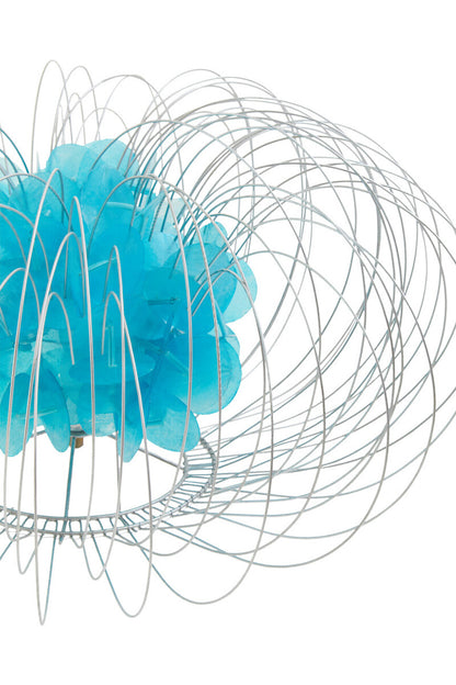 Silver Wire Blue Table Lamp - image 2