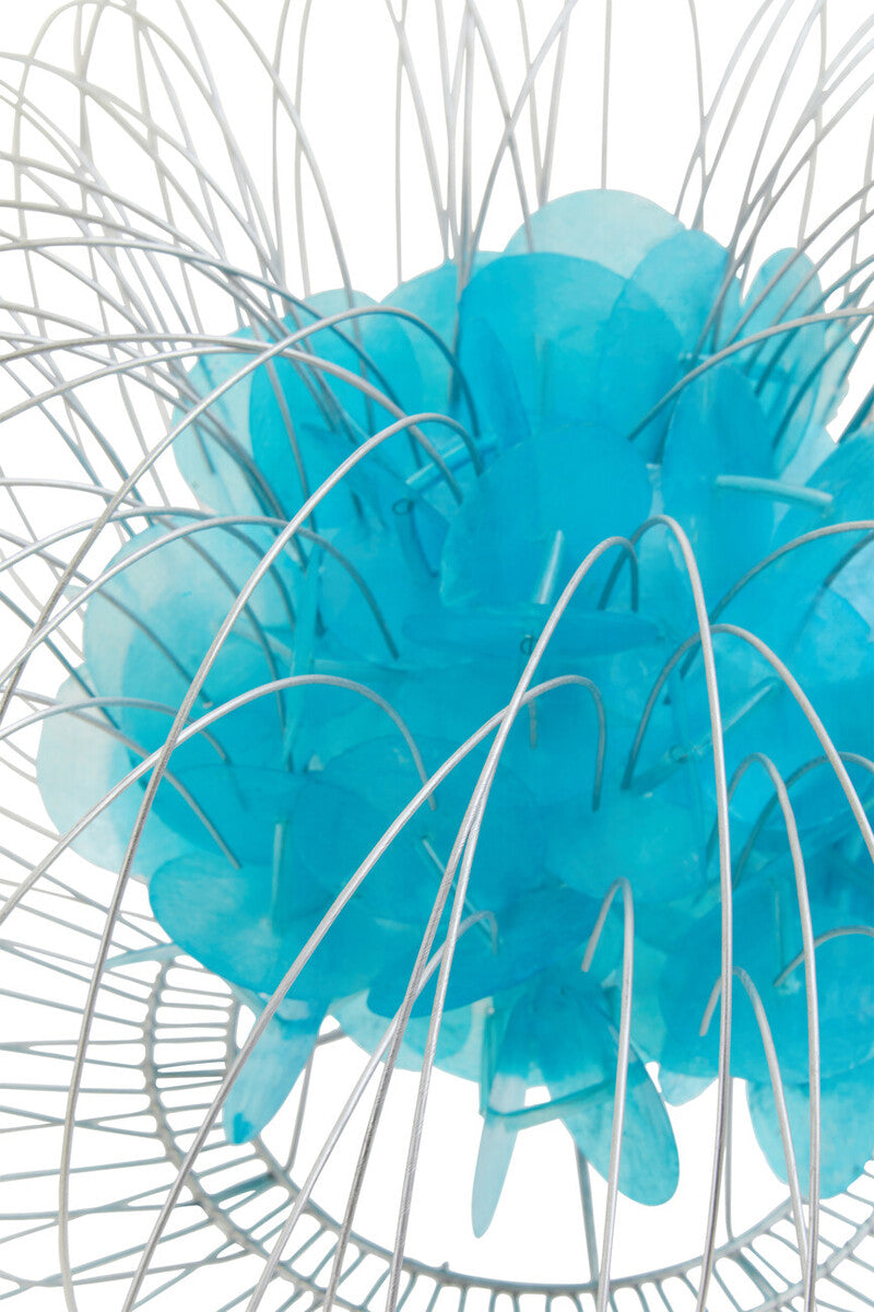 Silver Wire Blue Table Lamp - image 3