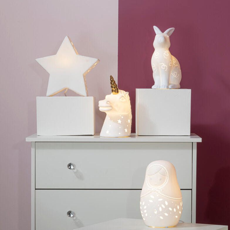 Ola Kids Rabbit Ceramic Night Light