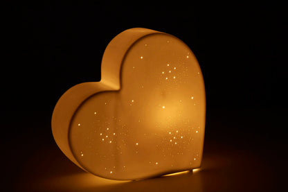 Ola Kids Heart Ceramic Night Light