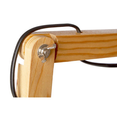 Blake Black Metal and Wood Table Lamp