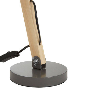 Blake Grey Wood And Metal Table Lamp - image 7