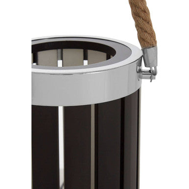 Brooke Black Wood And Metal Table Lamp