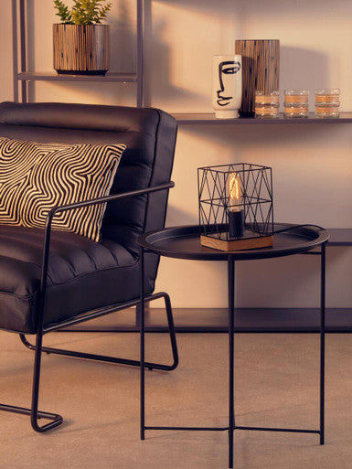 Bode Black Metal Table Lamp