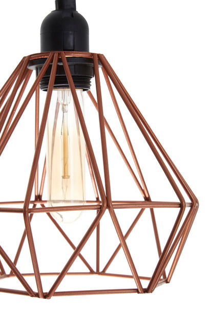 Bartol Copper Metal Wire Pendant Light