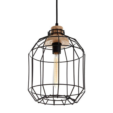 Beacan Black Metal Wire Pendant Light