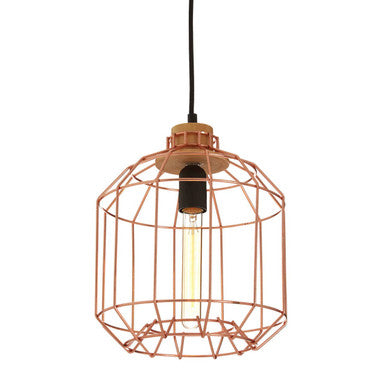 Beacan Copper Metal Wire Pendant Light