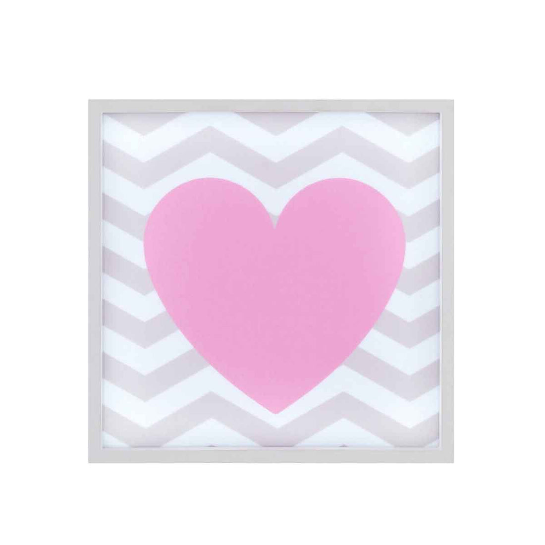 Pink Heart LED Light Box