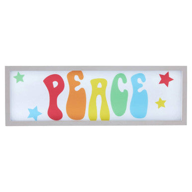 Peace LED Light Box