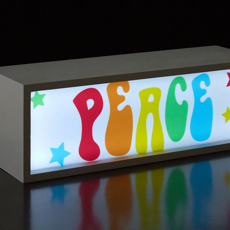 Peace LED Light Box