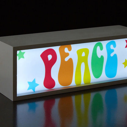 Peace LED Light Box