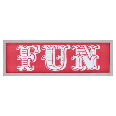 Decorative sign with &
