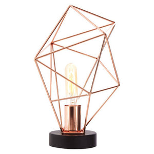 Copper Finish Table Lamp | Wyra