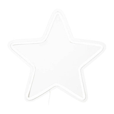 Neon Star White Light