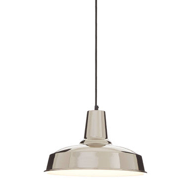 New Foundry Deep Plate Iron Pendant Light