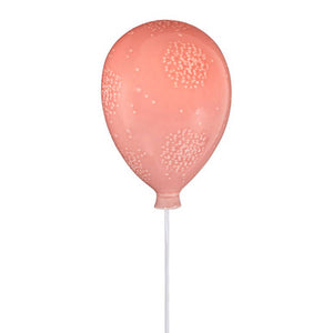 Kids Pink Balloon Ceramic Wall Night Light | Ola