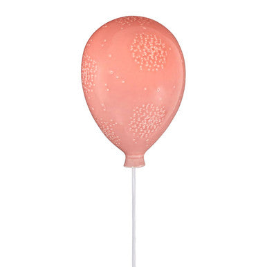 Ola Kids Pink Balloon Ceramic Wall Night Light