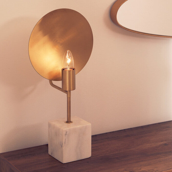 Saramis Table Lamp With White Marble Base - image 3