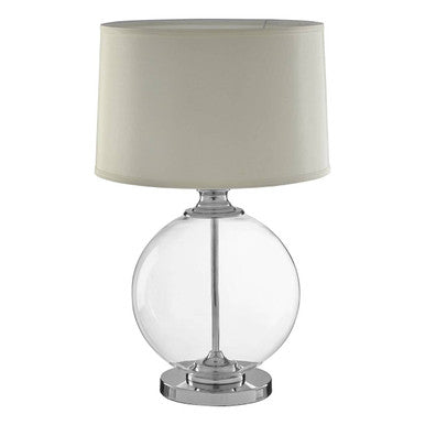 Edna Small Ivory Silk Shade Table Lamp