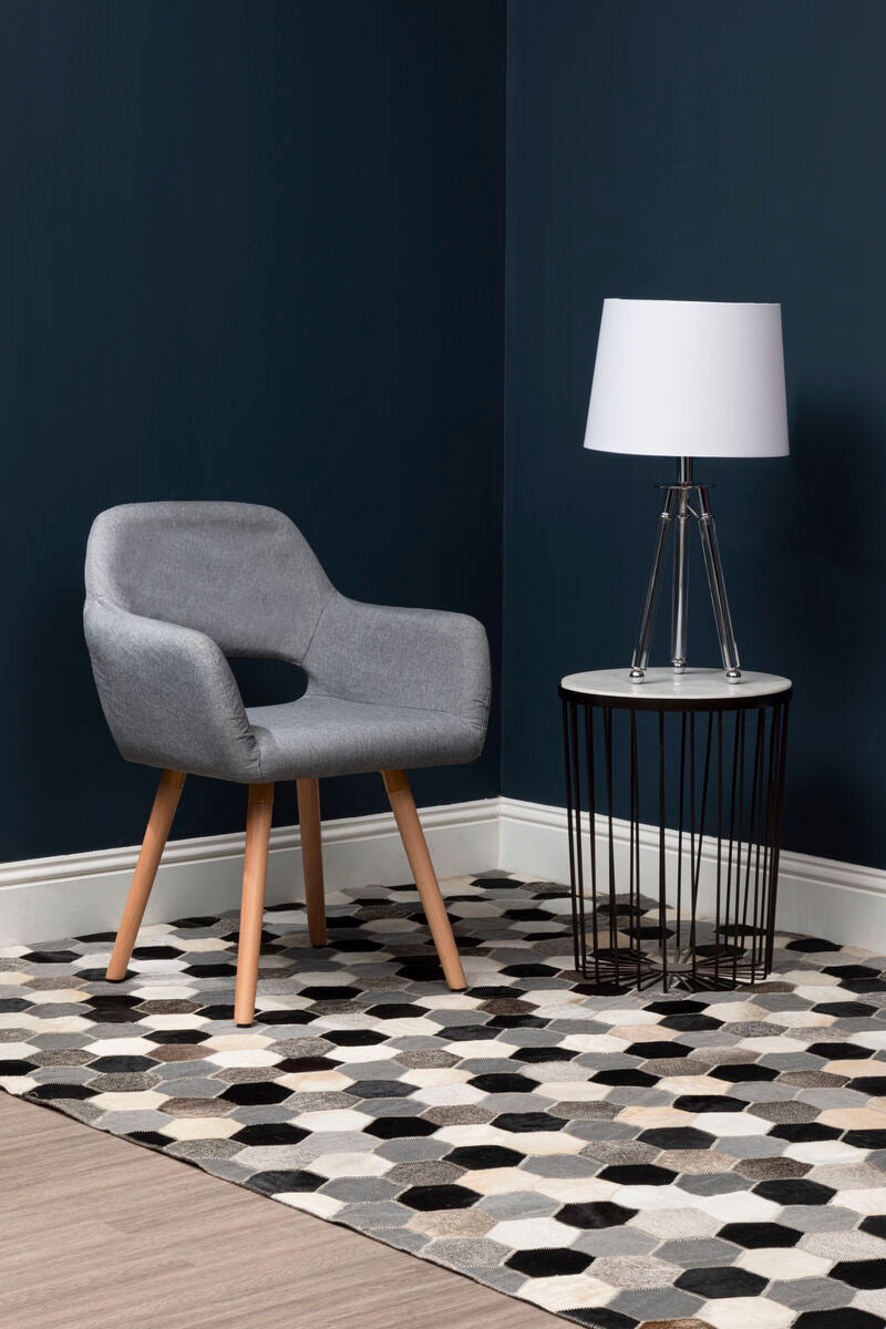Halia Chrome Finish Tripod Table Lamp