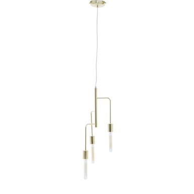Lagona 3 Bulb Gold Finish Pendant Light