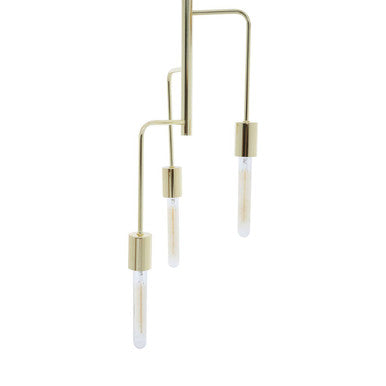 Lagona 3 Bulb Gold Finish Pendant Light
