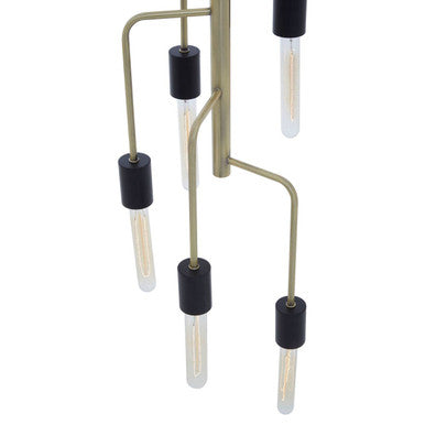 Lagona 5 Bulb Antique Brass Pendant Light - image 4