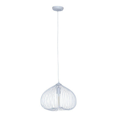 Lavis 1 Bulb Silver Finish Pendant Light