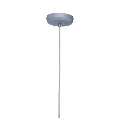 Lavis 1 Bulb Silver Finish Pendant Light