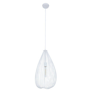 Lavis Teardrop White Pendant Light