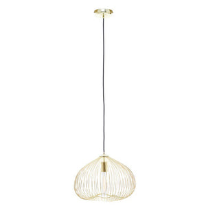 1 Bulb Gold Finish Pendant Light | Lavis