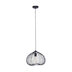 Lavis Black Finish Pendant Light