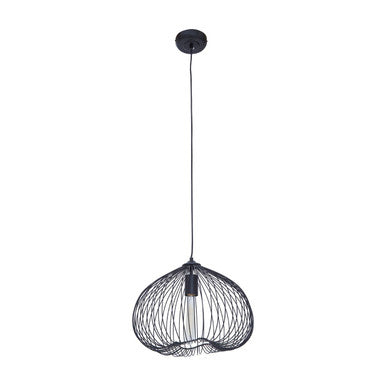 Lavis Black Finish Pendant Light