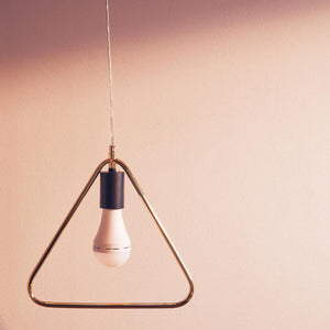 Gold Triangle Pendant Light | Lavis