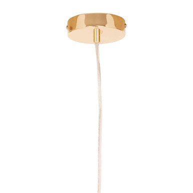Lavis Gold Triangle Pendant Light