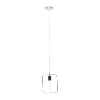 Lavis Black And Gold Finish Pendant Light