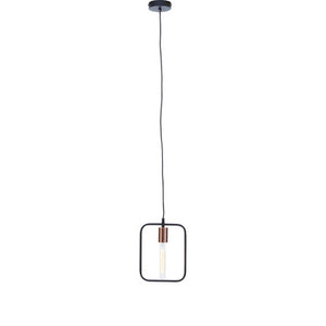 Lavis Black And Copper Finish Pendant Light