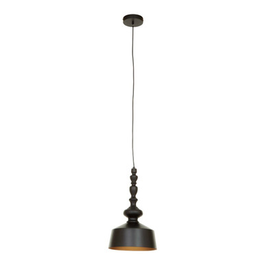Leni Black Matte Iron Pendant Light