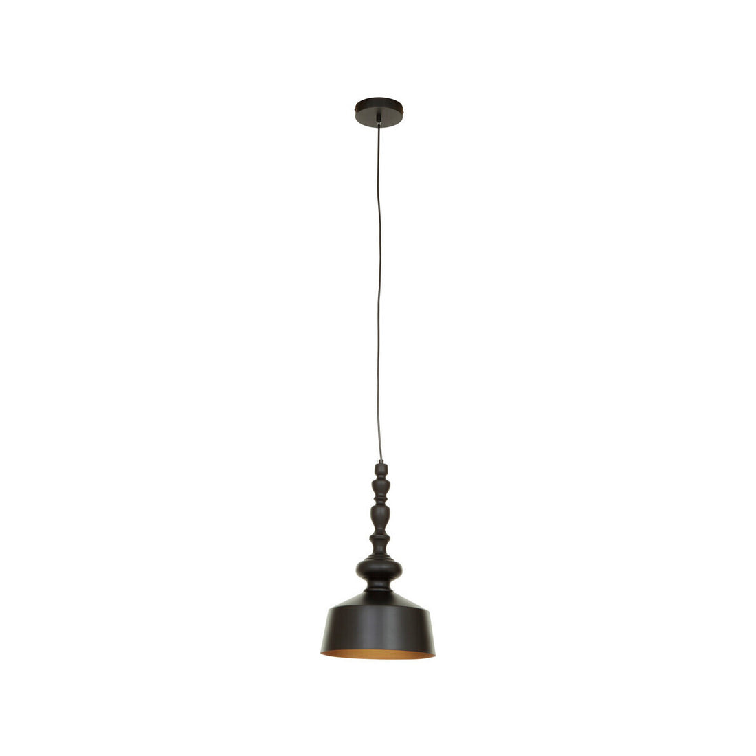 Leni Black Matte Iron Pendant Light